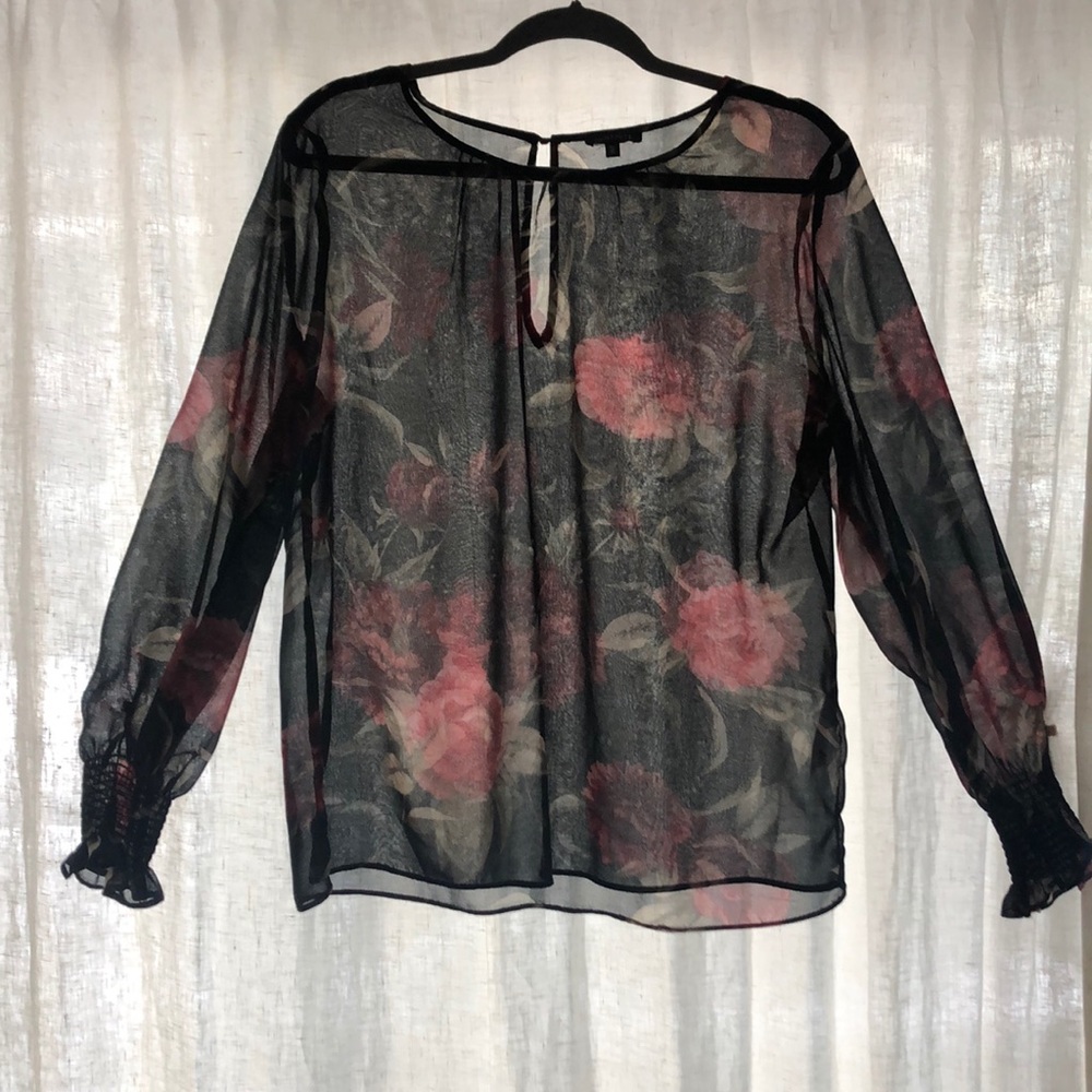 Sheer Rose Blouse